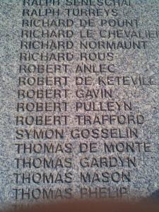 photo of archers at Gorey Castle